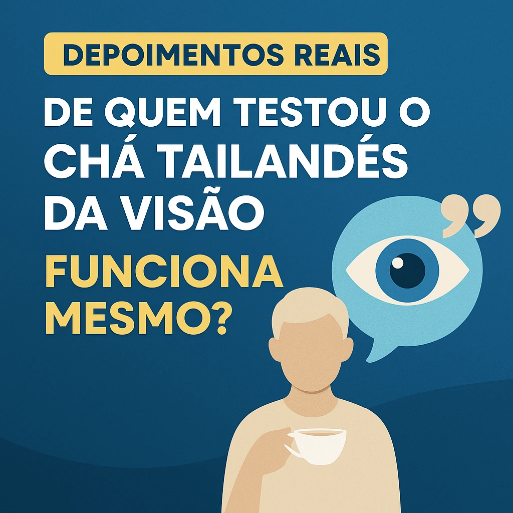 Depoimentos Reais de Quem Testou o Chá Tailandês da Visão
