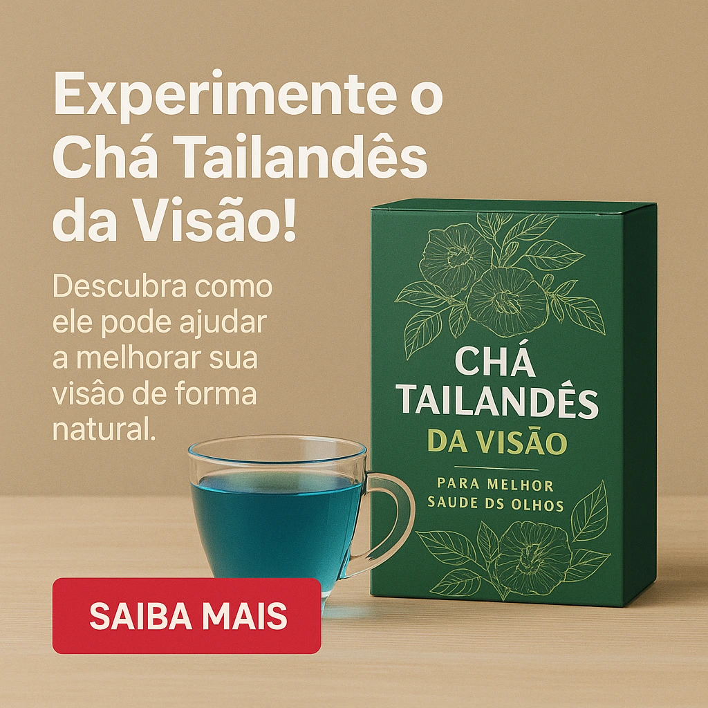Experimente o Chá Tailandês da Visão