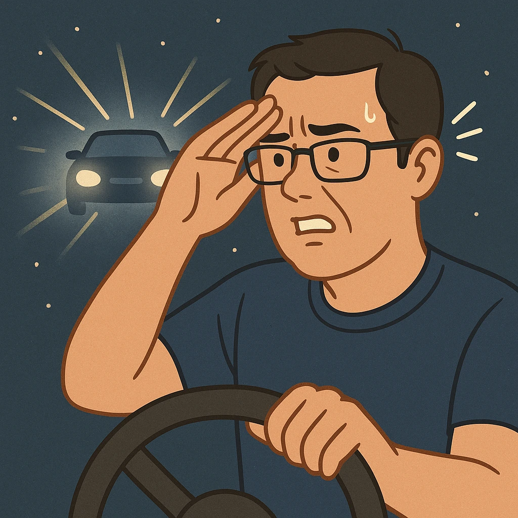 Sinais de Que Você Está Perdendo a Visão - dificuldades ao dirigir