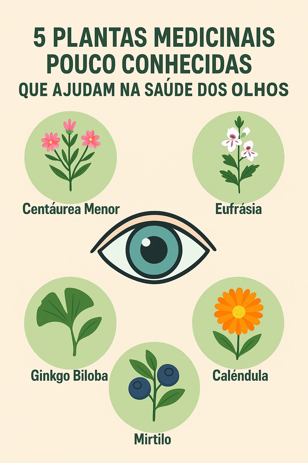 5 Plantas Medicinais Pouco Conhecidas Para a Saúde dos Olhos