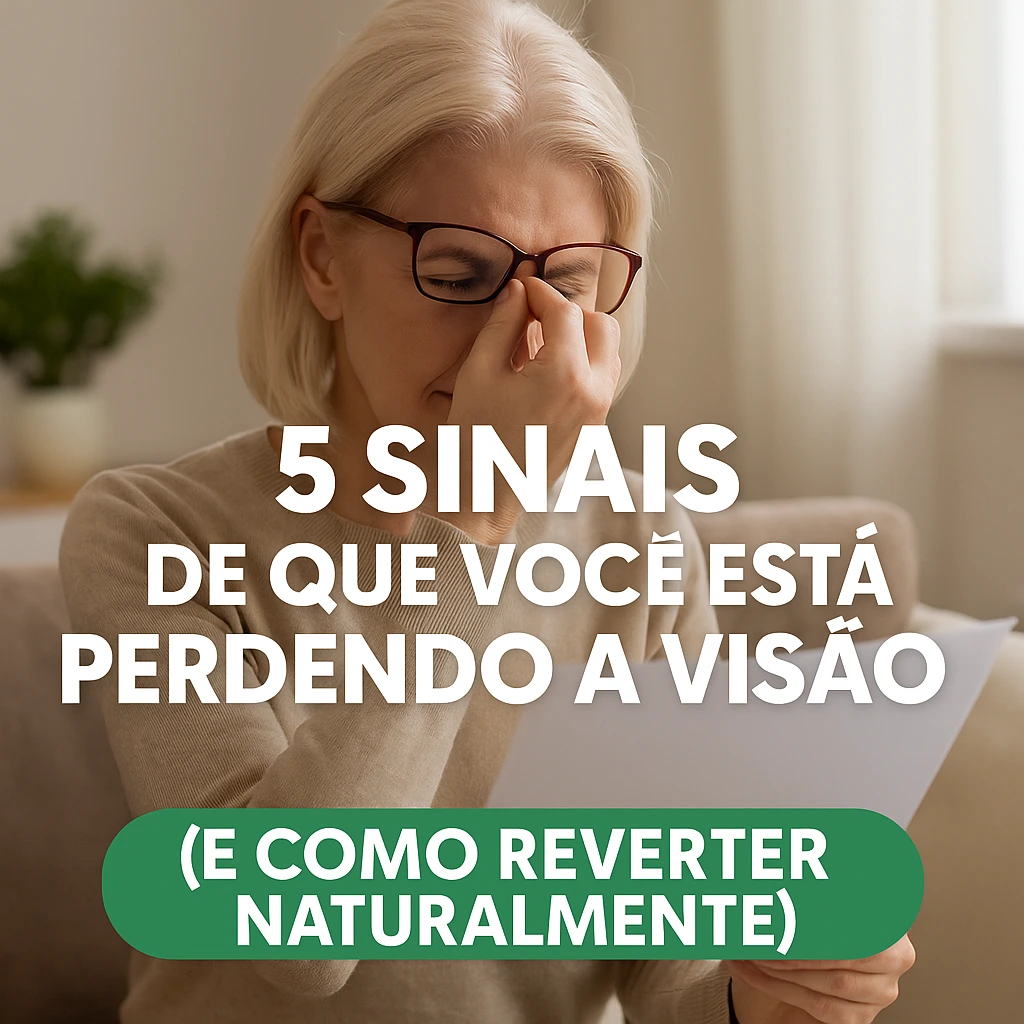5 Sinais de Que Você Está Perdendo a Visão (E Como Reverter Naturalmente)